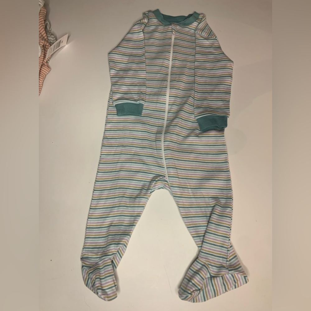 3 for $10 NEW George Multicolor Striped Kids Footie Sleeper